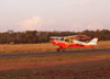 Aero Boero 115, PP-GKB, "Condor", do Aero-clube de Araraquara, taxiando após um vôo. (19/08/2006)