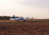 Piper/Embrer EMB-810C, Seneca II, PT-OVL, da EJ, taxiando em direo  pista de pousos e decolagens. (28/07/2006)