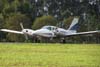 Piper/Embraer EMB-810C, Seneca II, PT-OVL, da EJ Escola de Aviao Civil, correndo para decolar. (04/11/2006)