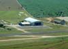 Vista area do aeroporto onde  realizado anualmente o Broa Fly-in. (31/08/2008)