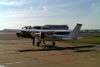 Cessna 152, PR-VIE, do Aeroclube de Londrina. (04/04/2012) Foto: Srgio Cardoso.