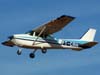 Decolagem do Cessna 172D Skyhawk, PT-CAH, do Aeroclube de Rio Claro. (23/06/2007)