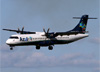 ATR 72-600 (ATR 72-212A), PR-AQP, da Azul, pousando no aeroporto de Ribeiro Preto. (28/06/2015)