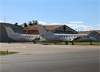 Embraer EMB-120RT Braslia, PR-PSB (direita) e PR-PSD, da Passaredo. (28/06/2015)