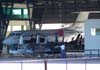 Em primeiro plano, trs Robinson R-44 da Power Helicpteros e, logo atrs, um Gulfstream IV. (01/07/2007)
