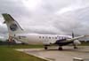 Embraer EMB-120ER, PP-PSA, da Passaredo, companhia area de Ribeiro Preto, estacionado no ptio em frente ao hangar da empresa. (10/01/2008) Foto: Srgio Cardoso