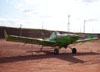 Neiva EMB-201AR Ipanema (PT-GVS), estacionado no ptio da aviao geral.