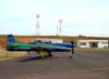 Embraer T-27 Tucano nmero 5, FAB 1394, da Esquadrilha da Fumaa, estacionado no ptio do Daesp. (15/06/2008)