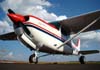 Cessna 172 Cutlass RG II, PT-OMF, do Aeroclube de Catanduva, estacionado no aeroporto de So Carlos. (26/09/2009)