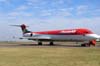 Fokker 100, PR-OAU, da OceanAir, ex-American Airlines, N1437B. (19/06/2007) Foto: Jnior JUMBO - Grupo Ases do Cu.