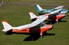 Dois Aero Boero AB-115, PP-GNG e PP-GQS, do Aeroclube de Sorocaba, e um Cessna 172G Skyhawk, PT-COG. (01/07/2007) Foto: Jnior JUMBO - Grupo Ases do Cu.