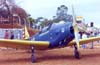 Fairchild PT-19 Cornell, PP-TTI, do Aeroclube do Estado de Minas Gerais em exposio na Aero Sport de 1999, atual Expo Aero Brasil. (26/06/1999) Foto: Jnior JUMBO - Grupo Ases do Cu.