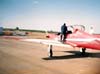 Embraer EMB-312 (T-27 Tucano) da Esquadrilha da Fumaa. (13/07/1997) Foto: Vandeir Miranda.