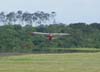 Aero Boero 180, do CVV da AFA, pouco antes do pouso.