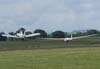 Ipanema do CVV da AFA rebocando o planador SZD-48-1 Jantar Standard 2, do APP de Jundiaí.