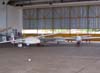 Planadores no hangar do CVV da AFA.