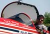 Comandante Luiz Guilherme Richieri no cockpit do seu Sukhoi SU-31, PT-ZSL. (30/08/2009) Foto: Marcelo Fa Ferreira.