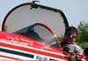 Comandante Luiz Guilherme Richieri no cockpit do seu Sukhoi SU-31, PT-ZSL. (30/08/2009) Foto: Marcelo Fa Ferreira.