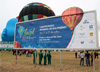 Aeroporto de Rio Claro (SP) foi usado com base para o Campeonato Mundial de Balonismo. (25/07/2014)