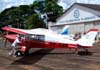 Aero Boero 115, PP-GQM, do Aeroclube de Batatais, sendo empurrado de volta ao hangar da instituio.