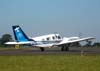 Piper/Embraer EMB-810C Seneca II, PT-RDL, da EJ Escola de Aviao Civil, ex-Mariano Escola de Aviao, durante o taxiamento. (26/04/2008) Foto: Joo Thiago Domingues