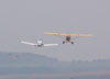 Piper PA-18 e Saratoga II.