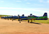 Embraer EMB-312 (T-27 Tucano), FAB 1358, da Esquadrilha da Fumaa. (23/06/2012)