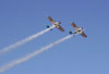 Ultraleves Rans S-10 do Hangar Del Cielo, da Argentina, pilotados por Cesar Falistocco e Gustavo Passano, durante apresentao.