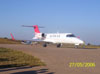 Bombardier Learjet 45, PR-ONE, taxiando no ptio Charlie.