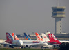 Vista geral do aeroporto de Congonhas. (25/10/2012)