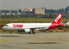 Airbus A320-232, PT-MZT, da TAM. (28/08/2013)