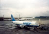Em primeiro plano: Boeing 737-200 da Vasp. Ao fundo, 737-200 e 747-200 da Varig. (Foto feita no incio dos anos 90) Foto: Valdemar Zanette.