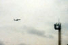 Avião decolando de Cumbica. (Foto feita no início dos anos 90) Foto: Valdemar Zanette.