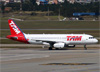 Airbus A320-232, PT-MZX, da TAM. (07/08/2014)