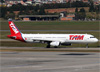 Airbus A321-231, PT-MXF, da TAM. (07/08/2014)