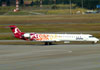 Canadair CL-600-2D24 Regional Jet CRJ-900LR, CX-CRC, da Pluna. (16/06/2011)