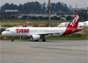 Airbus A320-214, PR-MYK, da TAM. (19/12/2013)