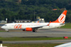 Boeing 737-8EH (SFP), PR-GGF, da GOL. (21/04/2013)