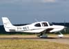 Cirrus SR-22 GTS, PR-WET, correndo para decolar. (15/07/2007)