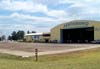 Vista do ptio Alpha, em frente ao hangar principal, isolado para o pblico. (15/07/2007)