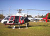 Helibrs/Eurocopter AS-350BA Esquilo, guia 6, PP-EOJ, da Polcia Militar de So Paulo, pousado no Estdio Rui Barbosa, em So Carlos. (29/06/2006)
