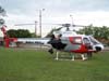 Helicptero Helibrs AS-350B2, Esquilo, PP-EOS, guia 4, da Polcia Militar do Estado de So Paulo, pousado no estdio Rui Barbosa, em So Carlos. (29/09/2006)