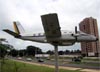 Embraer EMB-110 Bandeirante (C-95), FAB 2187, da FAB (Fora Area Brasileira), exposto em Bauru (SP)