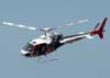 Eurocopter/Helibrs AS-350B2, PP-EOS, "guia 4" da Polcia Militar do Estado de So Paulo, sobrevoando So Carlos. (19/02/2009) 