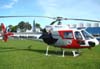 Eurocopter AS-350 BA, PP-EOI, guia 5 da Polcia Militar, pousado no Estdio Rui Barbosa, em So Carlos. (21/12/2007)