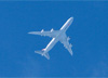 Boeing 747-8R7F, LX-VCC, da Cargolux, sobrevoando So Carlos (SP). (04/02/2018)