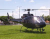 Esquilo HB-350B (PT-HLT) da Power Helicpteros de Ribeiro Preto pousado no estdio Rui Barbosa, em So Carlos (25/01/2006).