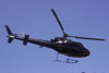 Esquilo HB-350B (PT-HLT) da Power Helicpteros de Ribeiro Preto decolando no estdio Rui Barbosa, em So Carlos (25/01/2006).