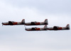 Quatro Embraer EMB-312 (T-27 Tucano) da Academia da Fora Area. (11/08/2013)