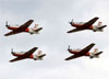 Passagem dos Embraer EMB-312 (T-27 Tucano) da AFA (Academia da Fora Area). (17/08/2014) Foto: Ricardo Rizzo Correia.